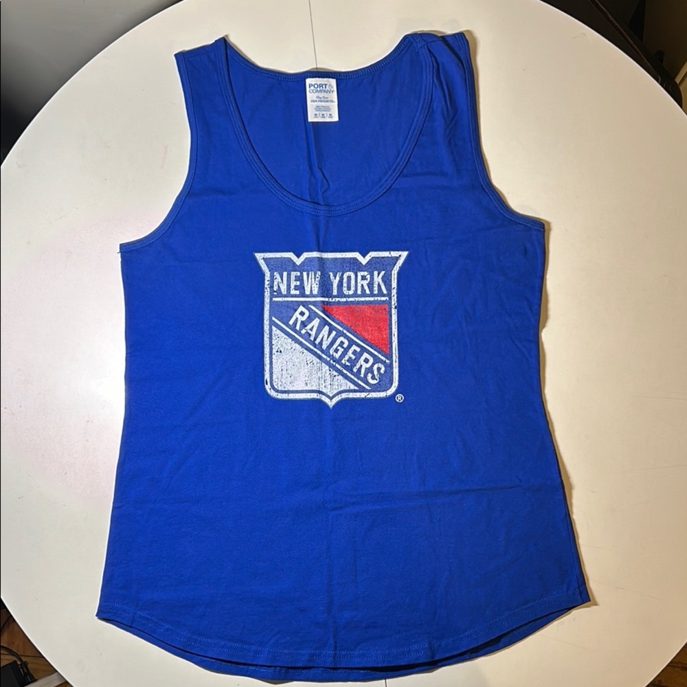 Blue Tank Top New York Rangers